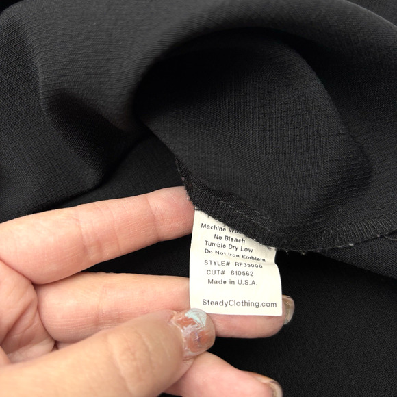 Vintage Y2K Big Daddy Ed Roth Embroidered Rat Fink Button Down XL 54" USA Made - Picture 8 of 14